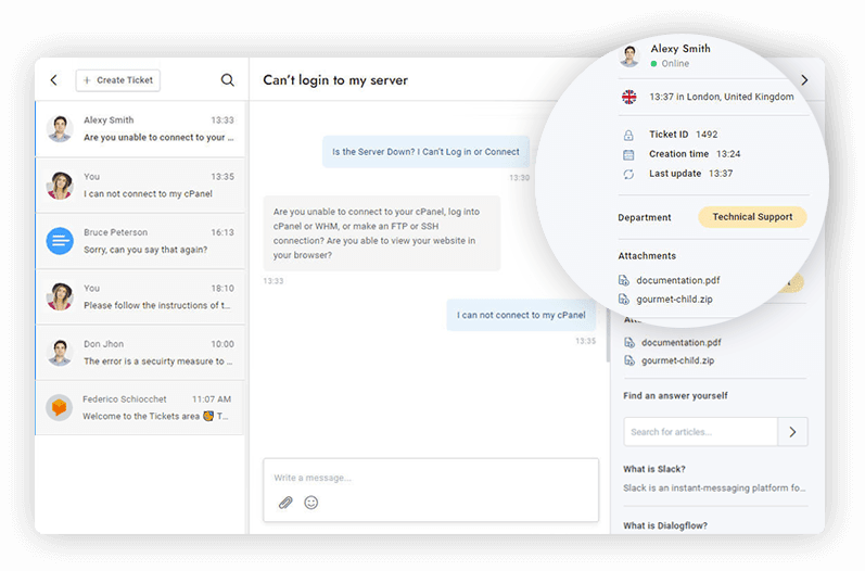 RPAiX Support Chat Tickets